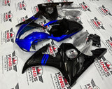 Yamaha R6 Fairing set (2003-2004) Black, Blue at KingsMotorcycleFairings.com