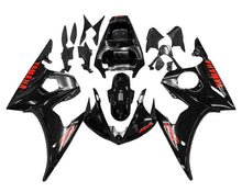 Yamaha YZF-R6 Fairings (2003-2004) Black, Red at KingsMotorcycleFairings.com