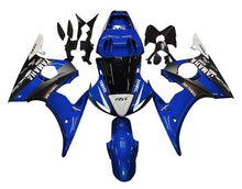 Yamaha R6 Fairings (2003-2004) Blue Gloss, Black, White at KingsMotorcycleFairings.com