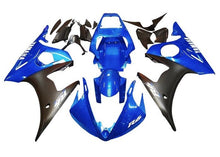 Yamaha R6 Fairings (2003-2004) Blue, Matte Black, White at KingsMotorcycleFairings.com