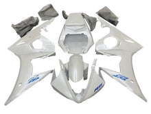 Yamaha R6 Fairings (2003-2004) Pearl White, Blue at KingsMotorcycleFairings.com