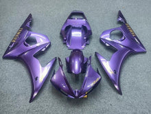 Yamaha R6 Fairings (2003-2004) Purple, Gold at KingsMotorcycleFairings.com