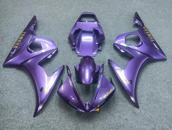 Yamaha YZF-R6 Fairings (2003-2004) Purple, Gold at KingsMotorcycleFairings.com