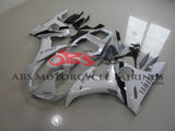 Yamaha YZF-R6 Fairings (2003-2004) White, Gray, Black at KingsMotorcycleFairings.com