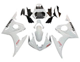 Yamaha YZF-R6 Fairings (2003-2004) White Gloss, Red, Black at KingsMotorcycleFairings.com
