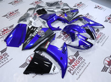 Yamaha YZF-R6 Fairings (2005) Blue, White, Black Yamalube from KingsMotorcycleFairings.com