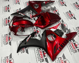 Yamaha R6 Fairings (2005) Dark Red, Matte Black at KingsMotorcycleFairings.com