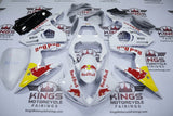 Yamaha YZF-R6 Fairings (2005) White, Yellow, Red Bull at KingsMotorcycleFairings.com