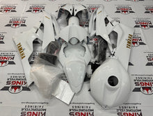 Yamaha YZF-R6 Fairings (2006-2007) Gloss White, Gold at KingsMotorcycleFairings.com