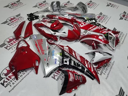 Yamaha YZF-R6 Fairings (2006-2007) Red, White, Silver, Black at KingsMotorcycleFairings.com