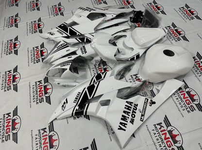 Yamaha YZF-R6 Fairings (2006-2007) White, Black Motul from KingsMotorcycleFairings.com