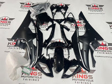 Yamaha YZF-R6 Fairings (2008-2016) Black Gloss, Matte Black Raven at KingsMotorcycleFairings.com