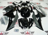 Yamaha YZF-R6 Fairings (2008-2016) Black Gloss, Matte Black at KingsMotorcycleFairings.com