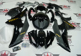 Yamaha YZF-R6 Fairings (2008-2016) Black, Matte Black, Gold at KingsMotorcycleFairings.com