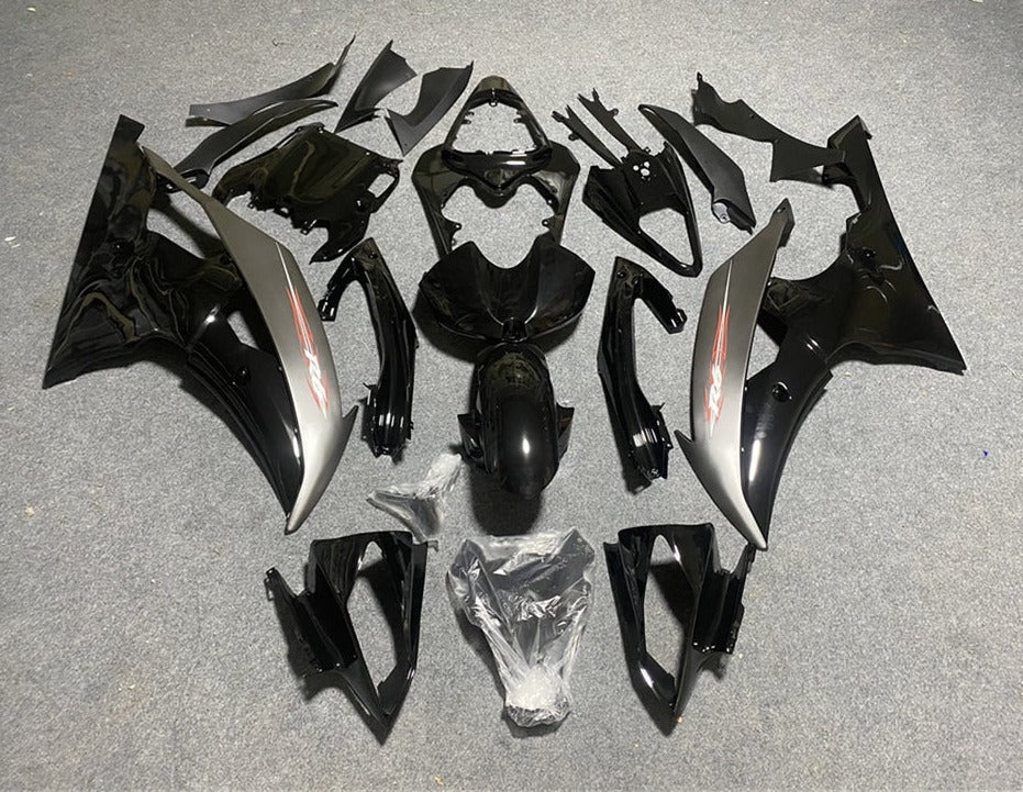 Yamaha R6 Fairings (2008-2016) Black, Matte Black, Red, Silver Pinstripe at KingsMotorcycleFairings.com
