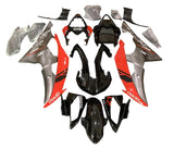 Yamaha YZF-R6 Fairings (2008-2016) Black, Red, Gray at KingsMotorcycleFairings.com