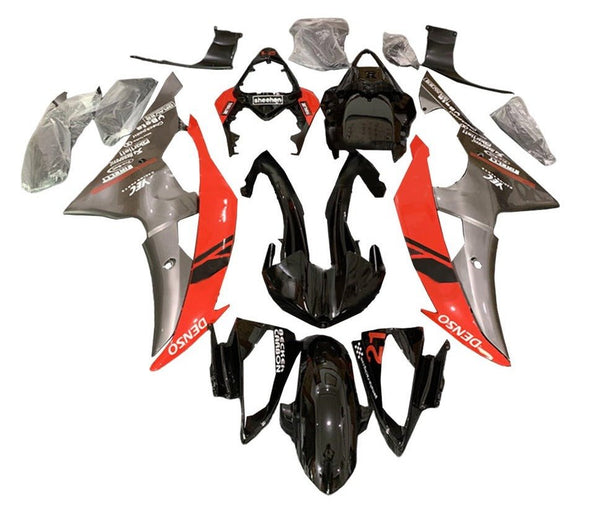 Yamaha YZF-R6 Fairings (2008-2016) Black, Red, Gray at KingsMotorcycleFairings.com