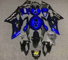 Yamaha R6 Fairings (2008-2016) Blue, Black Stripe, Eneos at KingsMotorcycleFairings.com