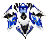 Yamaha YZF-R6 Fairings (2008-2016) Blue, White, M1 Movistar at KingsMotorcycleFairings.com