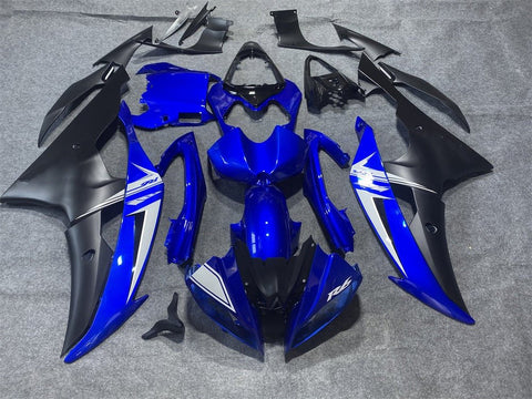 Yamaha YZF-R6 Fairings (2008-2016) Blue, White, Matte Black at KingsMotorcycleFairings.com
