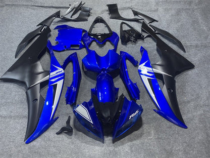 Yamaha R6 Fairings (2008-2016) Blue, White, Matte Black at KingsMotorcycleFairings.com