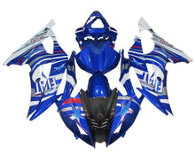 Yamaha R6 Fairings (2008-2016) Blue, White, Stripe, Fiat at KingsMotorcycleFairings.com