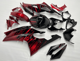 Yamaha R6 Fairings (2008-2016) Candy Red, Black Fade at KingsMotorcycleFairings.com
