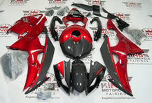 Yamaha YZF-R6 Fairings (2008-2016) Dark Red, Faux Carbon Fiber at KingsMotorcycleFairings.com