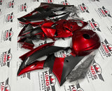 Yamaha R6 Fairings (2008-2016) Dark Red, Matte Black at KingsMotorcycleFairings.com