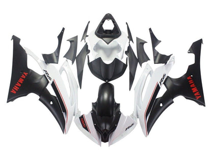 Yamaha R6 Fairings (2008-2016) Gloss White, Matte Black, Red at KingsMotorcycleFairings.com