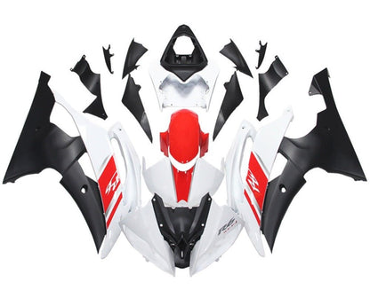 Yamaha R6 Fairings (2008-2016) Gloss White, Red, Matte Black at KingsMotorcycleFairings.com