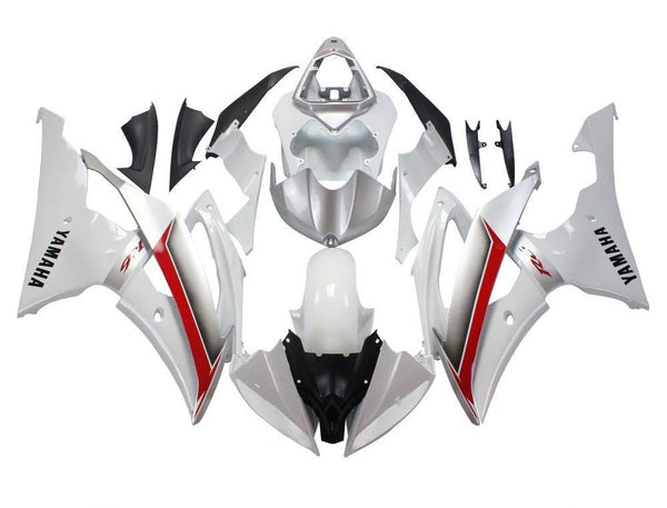 Yamaha YZF-R6 Fairings (2008-2016) Gloss White, Silver, Red, Black at KingsMotorcycleFairings.com