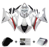 Yamaha R6 Fairings (2008-2016) Gloss White, Silver, Red, Black at KingsMotorcycleFairings.com