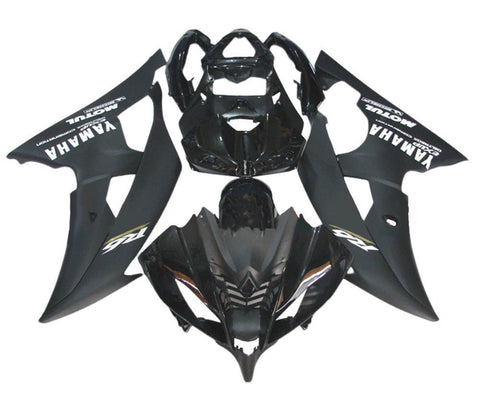 Yamaha YZF-R6 Fairings (2008-2016) Matte Black, Gloss Black, White at KingsMotorcycleFairings.com