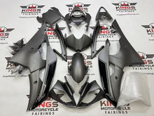 Yamaha YZF-R6 Fairings (2008-2016) Matte Dark Gray, Gloss Black at KingsMotorcycleFairings.com