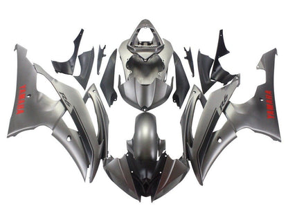 Yamaha R6 Fairings (2008-2016) Matte Silver, Red, Black at KingsMotorcycleFairings.com
