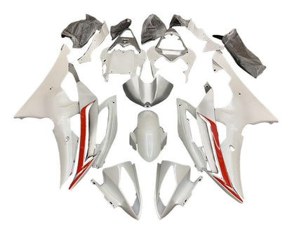 Yamaha R6 Fairings (2008-2016) Pearl White, Red, Silver at KingsMotorcycleFairings.com