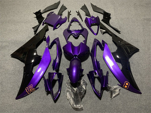 Yamaha YZF-R6 Fairings (2008-2016) Purple, Black Kobe Bryant at KingsMotorcycleFairings.com