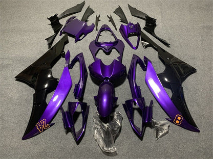Yamaha R6 Fairings (2008-2016) Purple, Black Kobe Bryant at KingsMotorcycleFairings.com