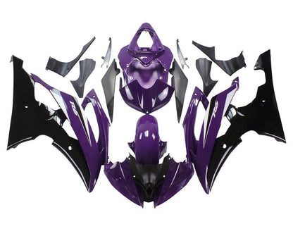 Yamaha R6 Fairings (2008-2016) Purple, Black at KingsMotorcycleFairings.com