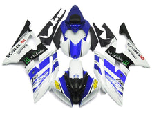 Yamaha R6 Fairings (2008-2016) White, Blue #46 M1 at KingsMotorcycleFairings.com