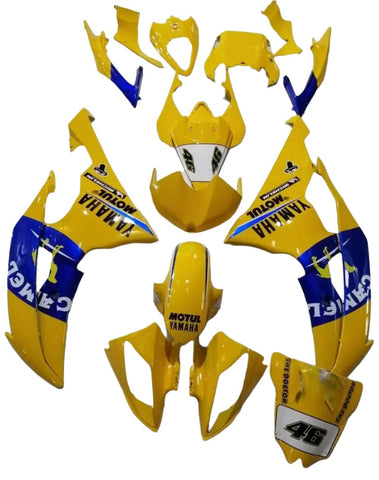 Yamaha YZF-R6 Fairings (2008-2016) Yellow, Blue, Camel at KingsMotorcycleFairings.com