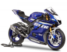 Yamaha YZF-R6 Fairings (2017-2022) Blue Gloss, White GYTR at KingsMotorcycleFairings.com