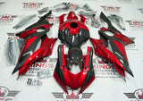 Yamaha YZF-R6 Fairings (2017-2022) Red Candy, Faux Carbon Fiber at KingsMotorcycleFairings.com