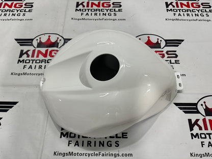 Yamaha YZF-R6 Tank Cover Fairing (2006-2007) White, Black Motul from KingsMotorcycleFairings.com