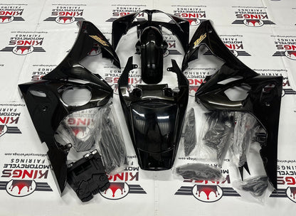 Yamaha YZF-R6 (2003-2004) Matte Black, Gloss Black & Gold Fairings at KingsMotorcycleFairings.com
