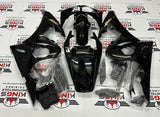 Yamaha YZF-R6 (2003-2004) Matte Black, Gloss Black & Gold Fairings at KingsMotorcycleFairings.com