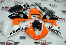 Yamaha YZF-R6 Fairings (2005) Orange, White & Black Repsol at KingsMotorcycleFairings.com