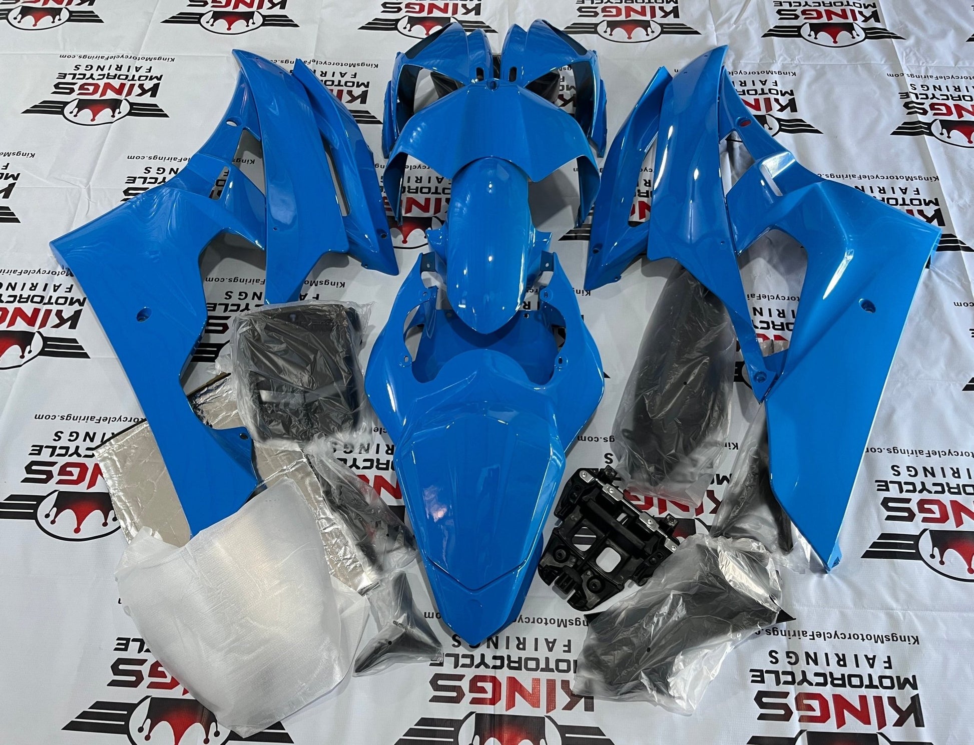 Yamaha YZF-R6 (2006-2007) All Blue Fairings at KingsMotorcycleFairings.com 