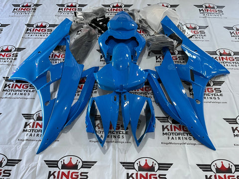 Yamaha YZF-R6 (2006-2007) All Blue Fairings at KingsMotorcycleFairings.com 